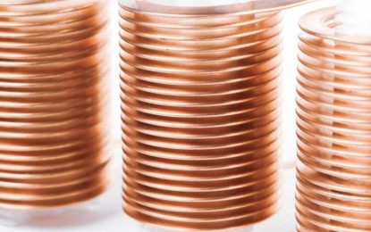 Bobinas de cobre em Diadema